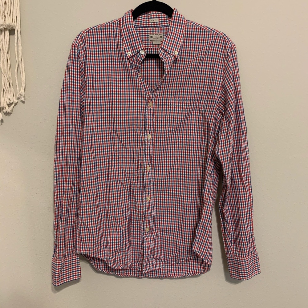 J Crew Men’s Slim Fit Woven Shirt
